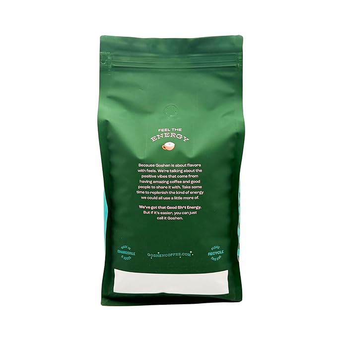 Goshen Coffee Roasters Whole Bean Black Dog Espresso Blend | Dark Roast, Espresso or Brewed | Award-Winning, Natural and Washed | Roasted Nuts, Molasses, Dark Cocoa Flavors | 2 Lb Bag