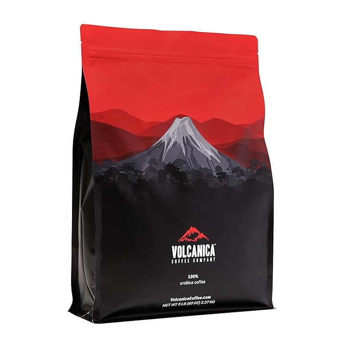 Guatemala Antigua Coffee, Reserve, Ground, Dark Roast, USDA Organic, Single Origin, Fresh Roasted 5 lbs
