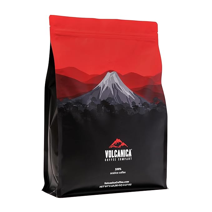 Tanzania AA Coffee, Mount Kilimanjaro, Ground, Fresh Roasted, 5 lbs