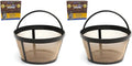 GOLDTONE Reusable 8-12 Cup Basket Coffee Filter fits Mr. Coffee Makers and Brewers, Replaces your Paper Coffee Filters, BPA Free (Pack of 2)