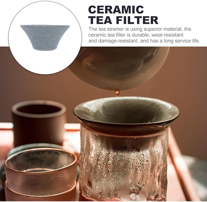 Ceramic Coffee Filters Paperless Reusable Infuser Tea Filter Japanese Ceramic Coffee Dripper Retro Coffee Maker