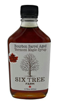 Bourbon Barrel Aged 100% Pure State of Vermont Maple Syrup, 200ml Glass Flask – Grade A Very Dark - Rich Oak & Caramel Flavor – Artisan Small Batch Syrup - Great Gift for Food & Bourbon Lovers - Handcrafted in VT