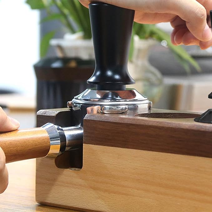51mm Espresso Tamper and Espresso Puck Screen Set, Espresso Tamper with Calibrated Spring, Premium Barista Stainless Steel Coffee Tamper with Puck Screen, Espresso Handle Tamper for Espresso Machine