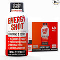 B12 Açaí Pomegranate Extra Strength Energy Shot 48 pk – 260mg Natural Caffeine B12 B6 – Energy & Vitality Support – 2 Servings Sugar Free Zero Calorie Green Tea B-Vitamins Electrolytes Vegan – 1.93 fl oz
