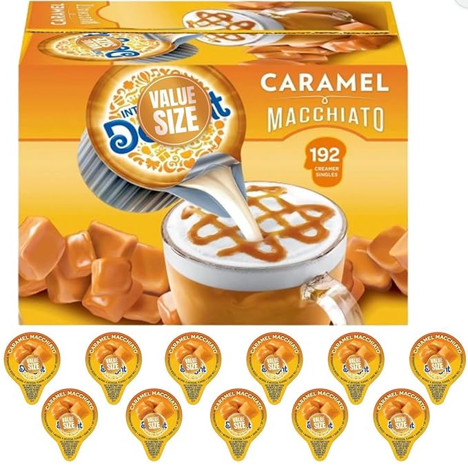 Coffee Creamer Singles (192 ct) Great for Offices, Restaurants, Coffee, Bar, Gift and Homes.