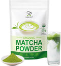 Soeos Organic Matcha Powder, Matcha Green Tea Powder, 2 oz (57g), Antioxidant-Rich Japanese Matcha for Lattes, Smoothies and Baking, Recyclable Bags