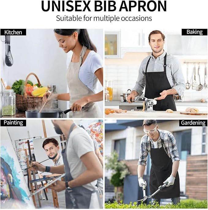 Flamingo Apron Baking Aprons Novelty Cooking Chef Gift Bbq Grilling With 2 Pockets Kitchen Apron