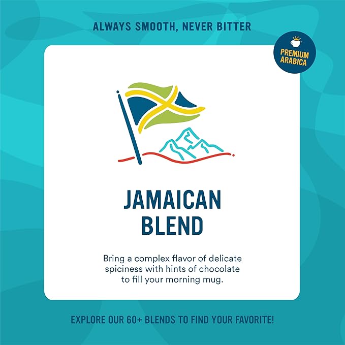Cameron's Coffee Single Serve Pods, Jamaican Blend, 24 Count (Pack of 4)