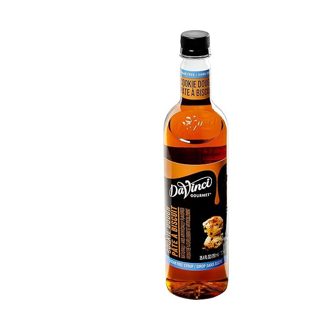 DaVinci Gourmet Sugar-Free Cookie Dough Syrup, 25.4 Fluid Ounces (Pack of 4)
