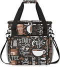 cfpolar Coffee Maker Storage Bag, Waterproof Travel Carrying Storage Tote Bag Organizer Case, Compatible with K-Mini or K-Mini Plus, And Suitable for Other Accessories， With Pockets for K-Cup Pods