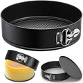 7 Inch Springform Pan with Removable Bottom, Non-stick Round Spring Form Cake Mold Cheesecake Pan For Baking