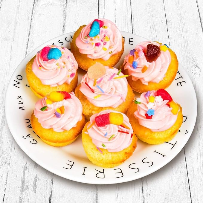 CAKETIME Silicone Muffin Pan Mini 24 Cups Cupcake Pan, Nonstick Food Grade Silicone Baking Pan 1 Pack
