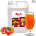 Fanale Premium Flavoring Concentrated Syrup for Bubble Tea 11 lb | Grapefruit Flavor Syrup | for Boba Tea, Smoothies, Slushes, Desserts | 11lb | Pack of 4 | SRP200-CS