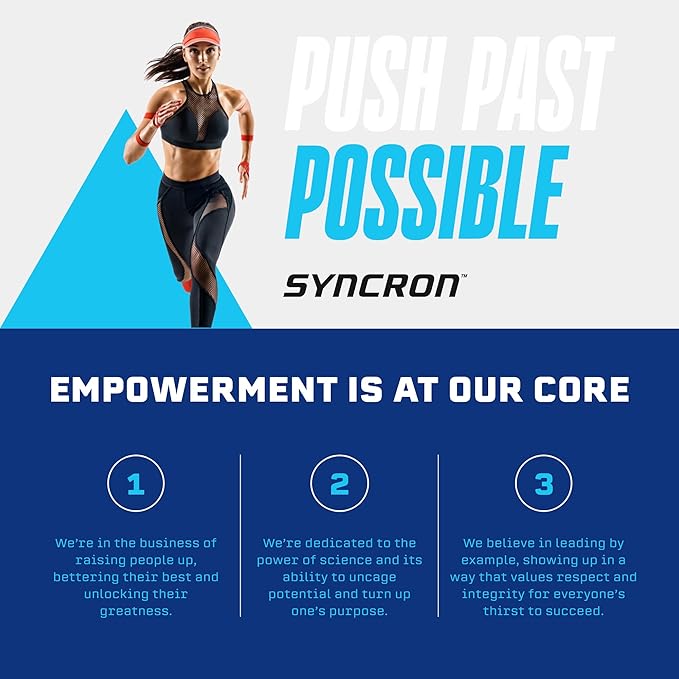 Syncron Post Workout Sports Drink Endorsed by Shohei Ohtani, Sugar Free Electrolyte Hydration, Aluminum Bottled Drink, Taurine, L Arginine & BCAAs for Athletes, Grapefruit Flavor, 6 Pack, 16 oz
