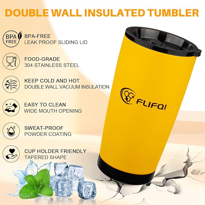 Ideal Gift for Women 20oz Tumbler with Lid & Straw Double Wall Vacuum Insulated Travel Coffee Mug Stainless Steel Tumbler Thank You Gift Birthday & Friendship Present for Mom Friends Sister Coworkers