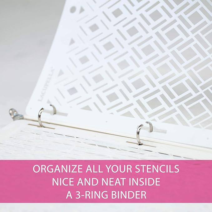 Cake Stencil for Buttercream Cake, Royal Icing, Ganache, Painting, Art and Crafts (Loretta)