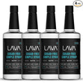 (4-Pack) LAVA Premium SUGAR FREE Simple Syrup, Keto Friendly, Zero Calorie, Zero Sugar, Zero Carb, Sugar Substitute Sweetener, 33.8oz 1-Liter