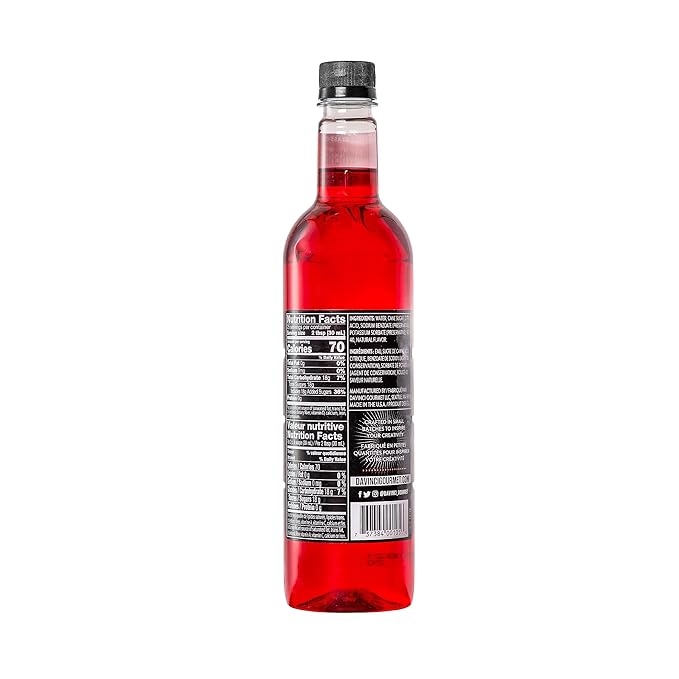 DaVinci Gourmet Classic Strawberry Syrup, 25.4 Fluid Ounces (Pack of 1)