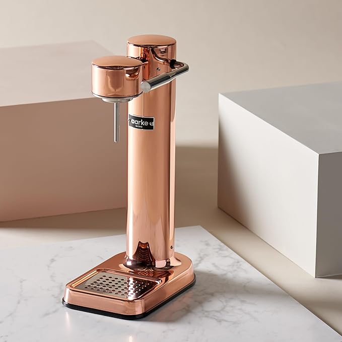 aarke - Carbonator III Premium Carbonator/Sparkling & Seltzer Water Maker with PET Bottle (Copper)