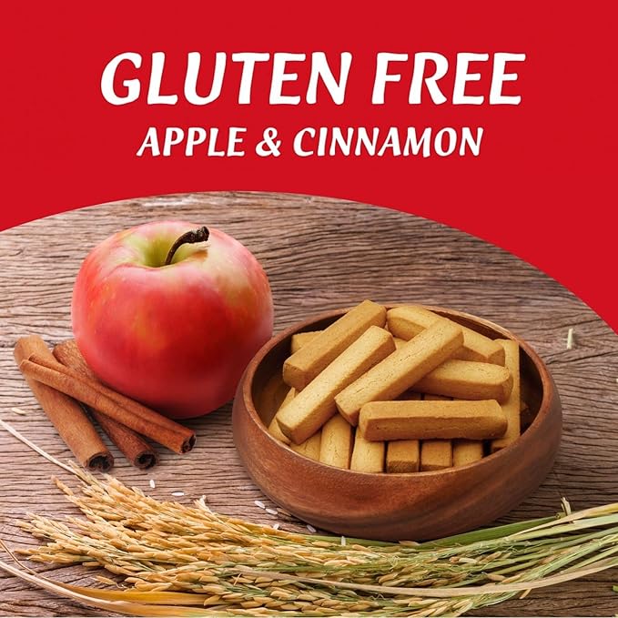 Biscotti Low Carb Almond Cookies Snacks 5 oz (142 g), Apple & Cinnamon, No Gluten (1 bag)