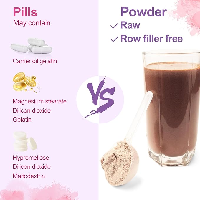 Collagen Protein Coffee Creamer Powder, Marine Collagen Peptides with Coconut Mct Oil for Hair Skin & Nails Support, Non Dairy, Sugar Free, Keto Friendly, Chocolate Flavor, 500g (20 Servings)