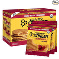 Honey Stinger Organic Peanut Butter Strawberry Waffle, Energy Stroopwafel for Exercise, Endurance and Performance, Sports Nutrition for Home & Gym, Pre & During Workout, 16.96 Ounces (Pack of 16)