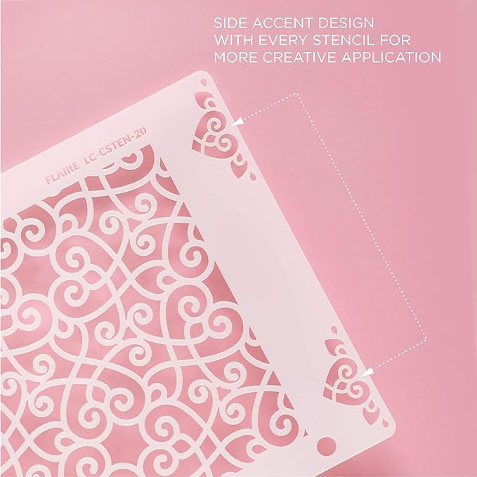 Cookie and Cupcake Stencil (Allura)