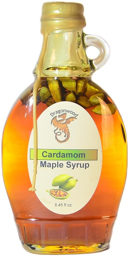 Dragonwood Spiced Maple Syrup (8 Fl Oz (Pack of 1), Cardamom)