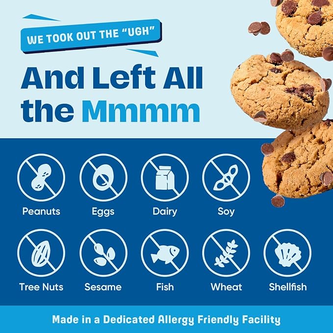 Gluten Free Partake Crunchy & Soft Baked Cookies Variety Pack (Chocolate Chip, Ginger Snap, Lemon, Snickerdoodle) - Vegan - Free From the Top 9 Allergens Including Dairy, Wheat, Soy, Eggs, & Peanuts - Non GMO - Safe School & Office Snack (8 Pack, 5.5oz...