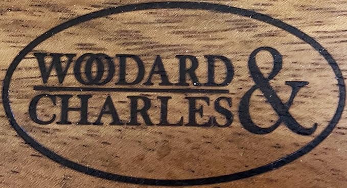 6 Acacia Wood Serving Boards with Stand, Perfect for Serving, Sushi, Cheese, Hors d'oeuvre, Charcuterie, Sandwiches by Woodard & Charles, 7 Piece Set, 9 1/2" x 6 1/2" ★★PACK OF 10★★