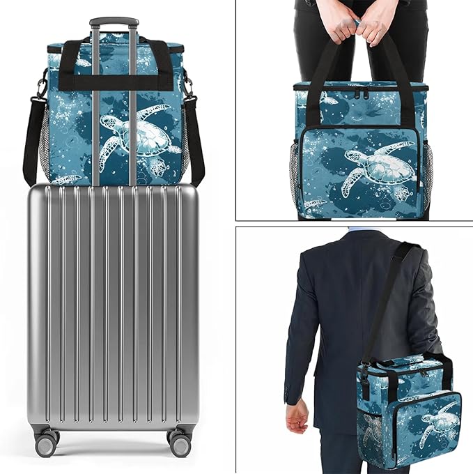 Coffee Maker Carring Bag Travel Storage Tote Bag Compatible with Keurig K-Mini or K-Mini Plus nespresso vertuo machine Portable Single Serve Coffee Brewer Case with Pockets for K-cup Pods(Bag Only)