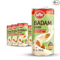 MTR Badam Drink - Cardamom Flavored, Ready-to-Drink - Authentic Indian Almond Milk Beverage, Real Bits of Almond, No Added Preservatives, Gluten-Free, Refreshing Drink, Perfect for Anytime Refreshment, Pack of 6
