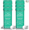 Viter Energy 40mg Caffeine Mints - Sugar Free, B Vitamins, Vegan, Boosts Fast Energized Alert Focus, Caffeinated Nootropic Supplement Pills (Peppermint Flavor, 20pcs, 6 Pack, 120pcs Total)