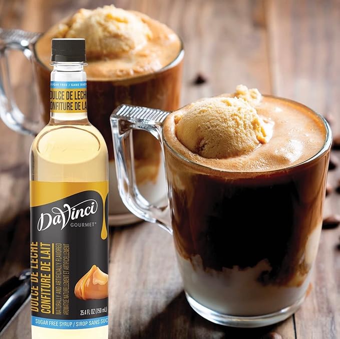 DaVinci Gourmet Sugar-Free Dulche De Leche Syrup, 25.4 Fluid Ounces (Pack of 1)
