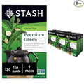 Stash Tea Premium Green Tea, 20 Count Box of Tea Bags in Foil, (Pack of 6)