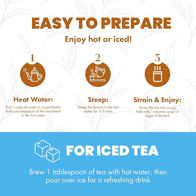 Loose Leaf Chai Black Tea with Ginger, Cardamom & Clove – Spiced African Tea Inspired by Somali Tradition – 4.4oz | Makes 30 Cups | Shaah Organic Tea Blend