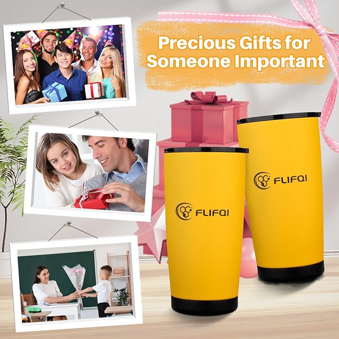 Ideal Gift for Women 20oz Tumbler with Lid & Straw Double Wall Vacuum Insulated Travel Coffee Mug Stainless Steel Tumbler Thank You Gift Birthday & Friendship Present for Mom Friends Sister Coworkers