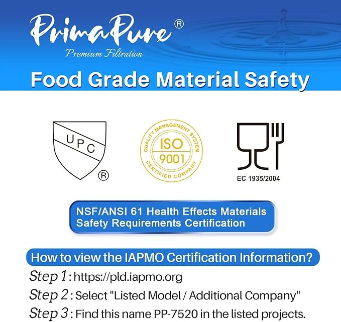 4-Pack PrimaPure Coffee Machine Water Filter Replacement for Jura Clearyl Blue 71445, 67879, ENA3, ENA5, J6, J9, J95 Certified To NSF/ANSI 42 by IAPMO R&T