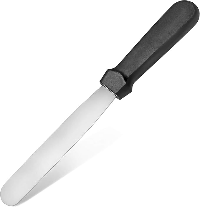 New Star Foodservice 38149 Straight Icing Spatula, 6-Inch Blade, 11-Inch Overall, Silver