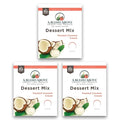A Blend Above Toasted Coconut Cream Cheesecake Mix - No-Bake Desserts, All Natural, Vegan, Gluten Free, No MSG - Instant Dessert Mix, Fruit Dip, Bagel Topping, Frosting, Cheesecake Filling - Makes 16 Oz (Pack of 3)