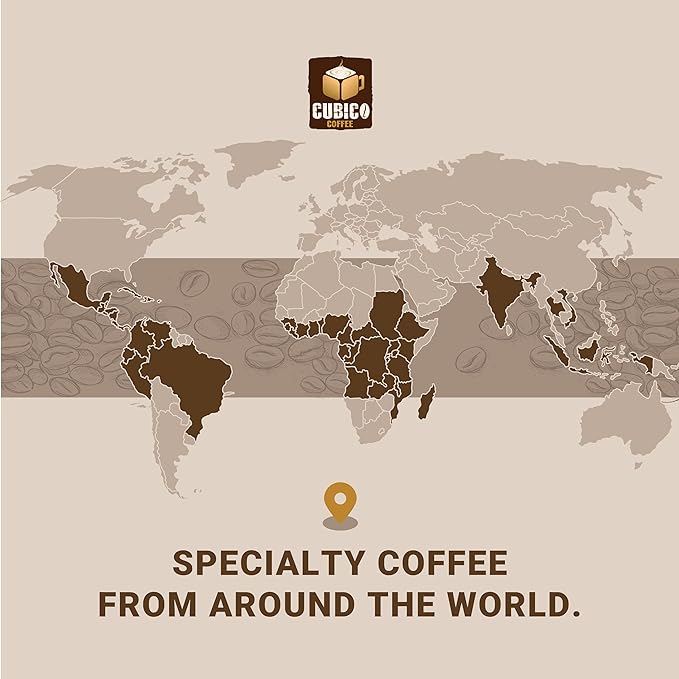 Colombian Coffee, Ground Coffee, Premium Colombia Supremo Single Origin Fresh Roasted Ground Coffee | Cubico Coffee | 12 Ounce Bag