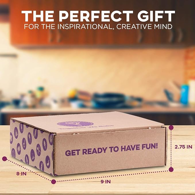 BAKETIVITY Kids Baking DIY Activity Kit - Bake Delicious Cinnamon Buns with Pre-Measured Ingredients – Best Gift Idea for Boys and Girls Ages 6-12