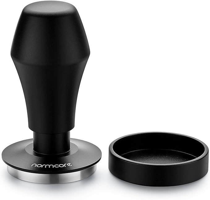 Normcore 51mm Espresso Tamper - Spring-loaded Tamper – Barista Tools - Barista Coffee Tamper with Anodized Aluminum Tamper Stand Holder – Stainless Steel Flat Base