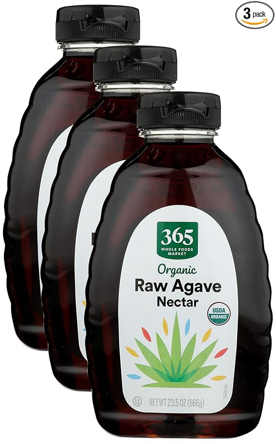 365 by Whole Foods Market, Organic Raw Agave Nectar, 23.5 Ounce (Pack of 3)