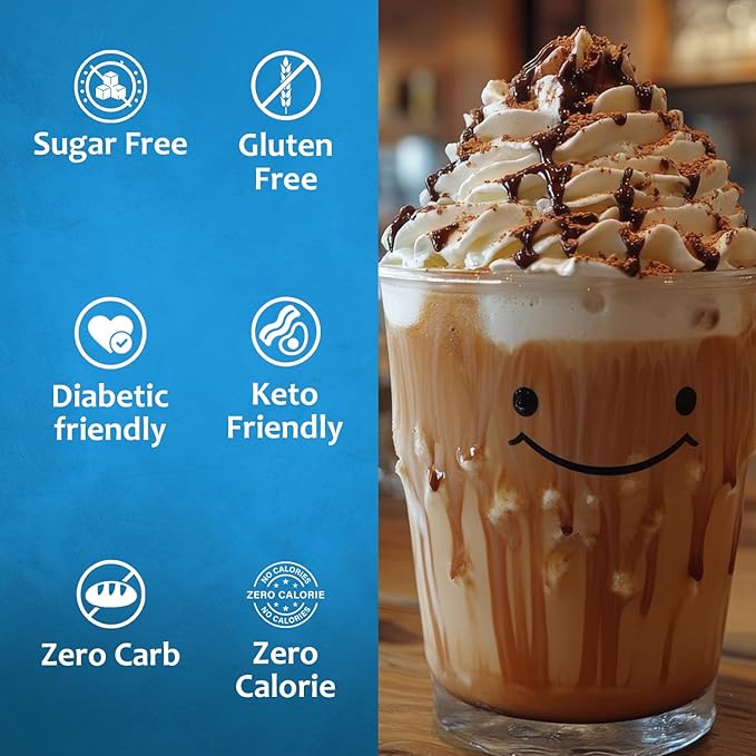 Syruvia Sugar Free Coffee Syrup, Dubai Chocolate Flavored Syrup for Drinks, Lattes, and Desserts – 25.4 fl oz
