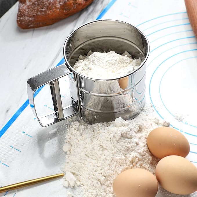 Baking Mats Silicone Kitchen Counter Dough Rolling Mat,Anti-slip Silicone Dough Mat with Measurement,24 x 16 Inches (Blue)
