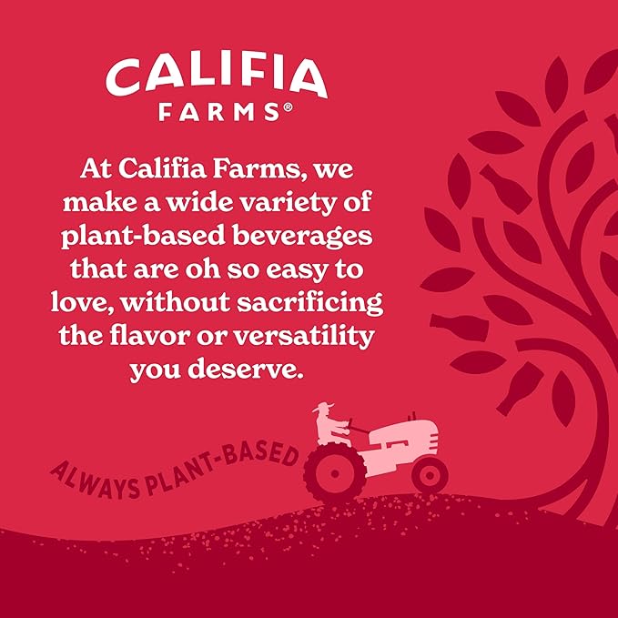 Califia Farms - Pure Black Medium Roast Cold Brew Coffee, 32 Oz (Pack of 6), 100% Arabica, Shelf Stable, Plant Based, Vegan, Gluten Free, Non GMO, Sugar Free, Iced Coffee