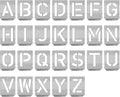 HAUTMEC Vintage Stainless Steel Letters Stencils, A to Z Stainless Steel Stencils & Holder, 1-1/2"(40mm) Letters, Shop Stencil, Advertising Stencilling, Craft-Printing, Reusable HT0239-ST