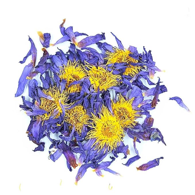 Premium Whole Dried Flower Tea - Natural Loose Leaf Tea Non GMO Caffeine Free Sleepytime Herbal Tea – Excellent Source of Antioxidants (250 grams)