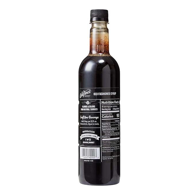 DaVinci Gourmet Old Fashioned Syrup, 25.4 Fluid Ounces (Pack of 1)